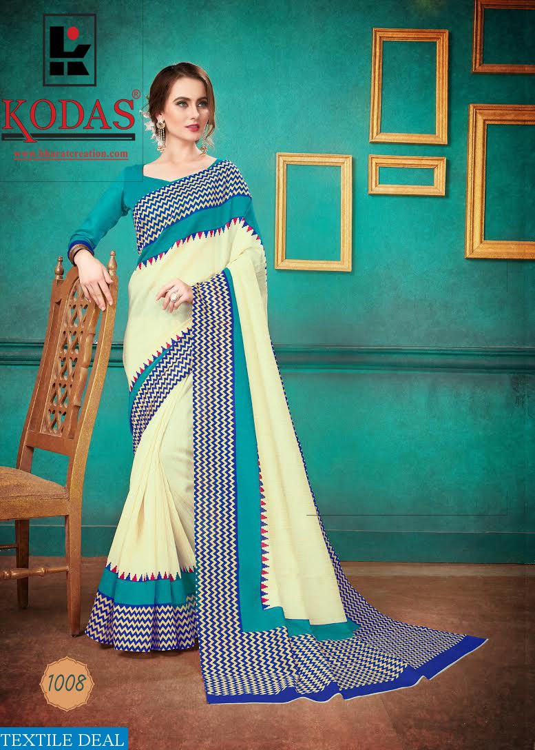 Kodas naaz Wholesale poly cotton Indian Saree